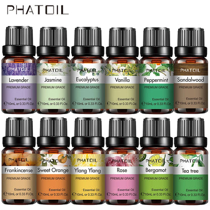 Huile Essentielle Pure 10ml — Aromathérapie, Diffuseur & Soins
