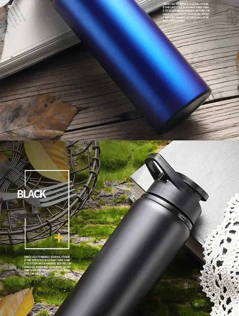 Gourde en Acier Inoxydable 600ml — Sport, Voyage & Quotidien | Vie Essentielle