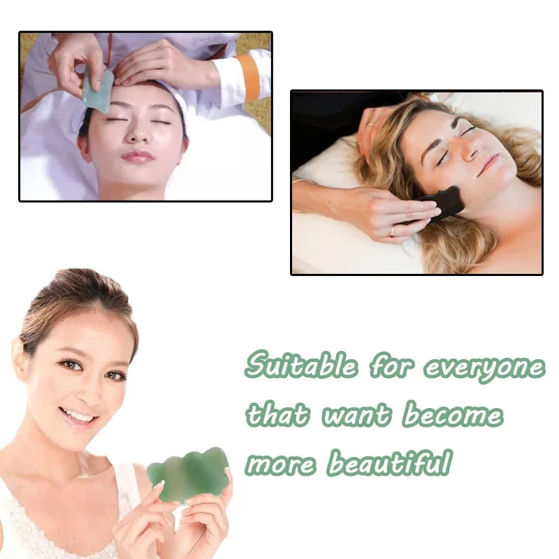 Gua Sha en Pierre Naturelle — Massage Visage & Lifting Naturel | Vie Essentielle