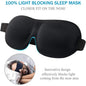 Masque de Sommeil 3D en Mousse à Mémoire de Forme — Blocage Lumière Total | Vie Essentielle