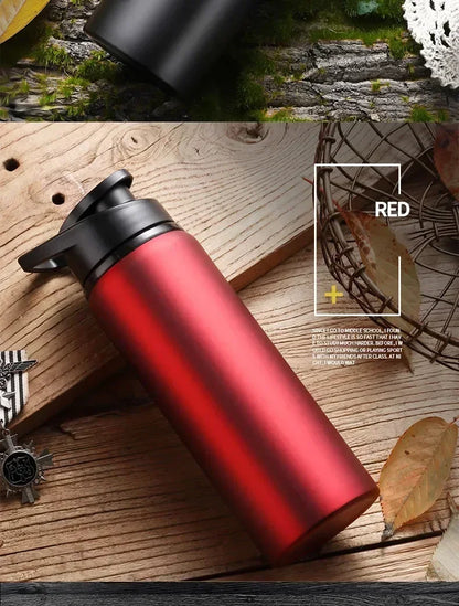 Gourde en Acier Inoxydable 600ml — Sport, Voyage & Quotidien | Vie Essentielle