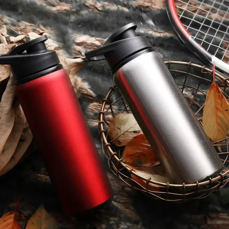 Gourde en Acier Inoxydable 600ml — Sport, Voyage & Quotidien | Vie Essentielle