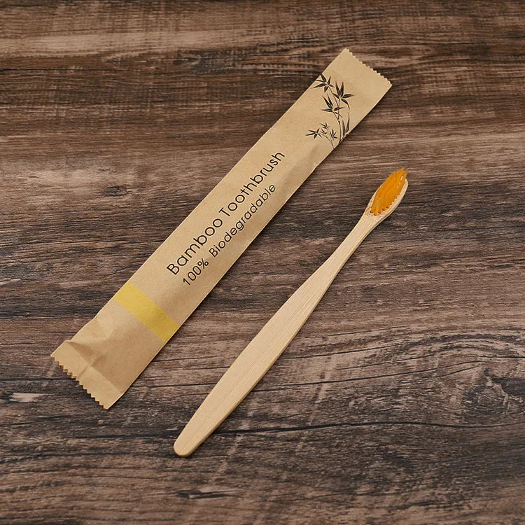 Brosses à Dents en Bambou — Lot de 10 | Poils Doux & Éco-Responsable | Vie Essentielle