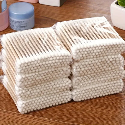 Cotons-Tiges Double Extrémité en Bambou — 500 Pièces | Vie Essentielle