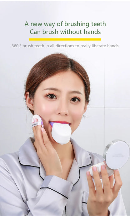 Brosse à dents intelligente de Type U, sonique électrique automatique à 360 degrés, avec Charge USB, tête en silicone étanche pour les soins buccaux