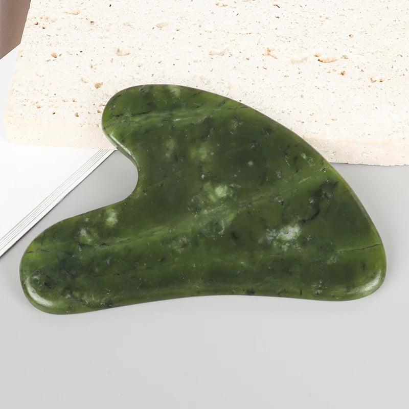 Gua Sha en Pierre Naturelle — Massage Visage & Lifting Naturel | Vie Essentielle
