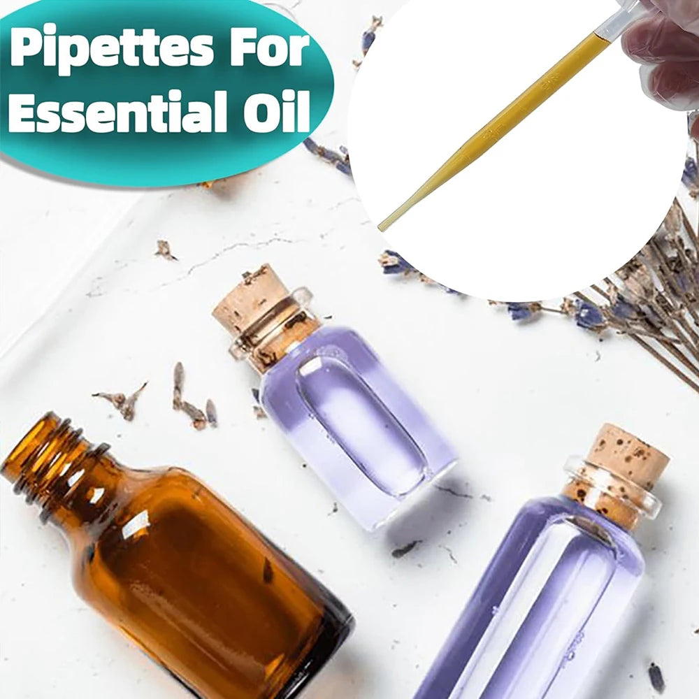 Pipettes Compte-Gouttes 3ml — Dosage Précis pour Huiles Essentielles | Vie Essentielle