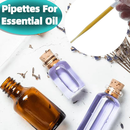 Pipettes Compte-Gouttes 3ml — Dosage Précis pour Huiles Essentielles | Vie Essentielle