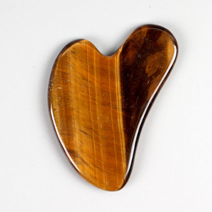 Gua Sha en Pierre Naturelle — Massage Visage & Lifting Naturel | Vie Essentielle