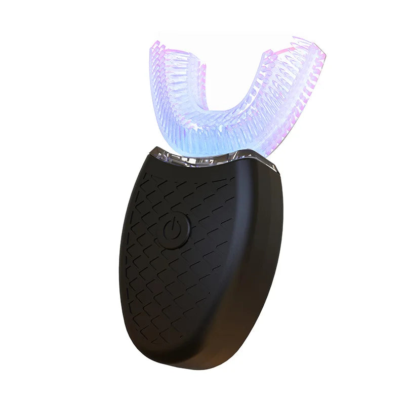 Brosse à dents électrique sonique intelligente à tête en silicone, Type U, 360 degrés, Charge USB automatique, étanche