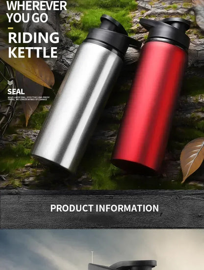 Gourde en Acier Inoxydable 600ml — Sport, Voyage & Quotidien | Vie Essentielle