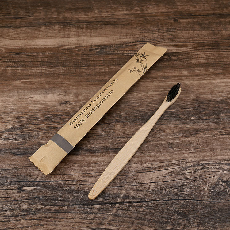 Brosses à Dents en Bambou — Lot de 10 | Poils Doux & Éco-Responsable | Vie Essentielle