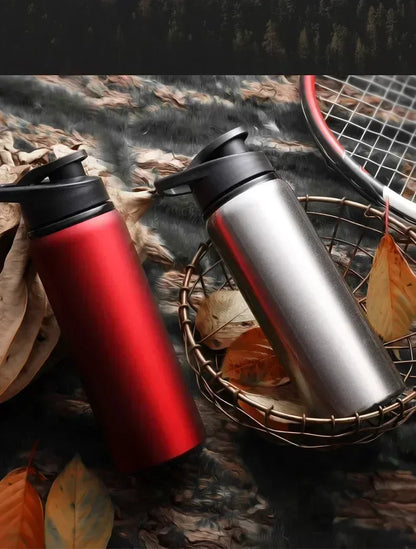 Gourde en Acier Inoxydable 600ml — Sport, Voyage & Quotidien | Vie Essentielle