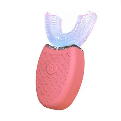 Brosse à dents intelligente de Type U, sonique électrique automatique à 360 degrés, avec Charge USB, tête en silicone étanche pour les soins buccaux